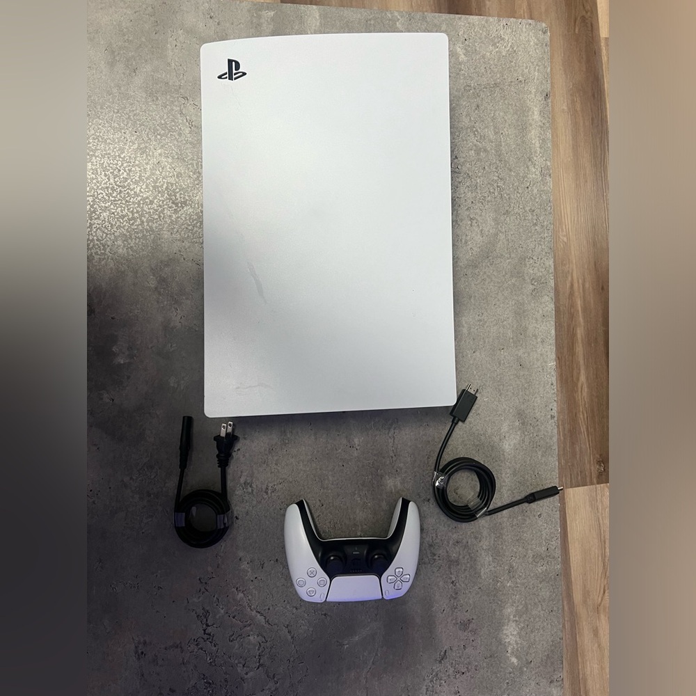 Sony PlayStation 5 (PS5) Console with DualSense Controller & Cables